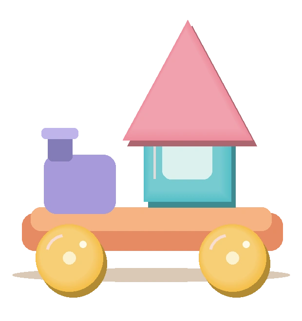 Your finished shape train